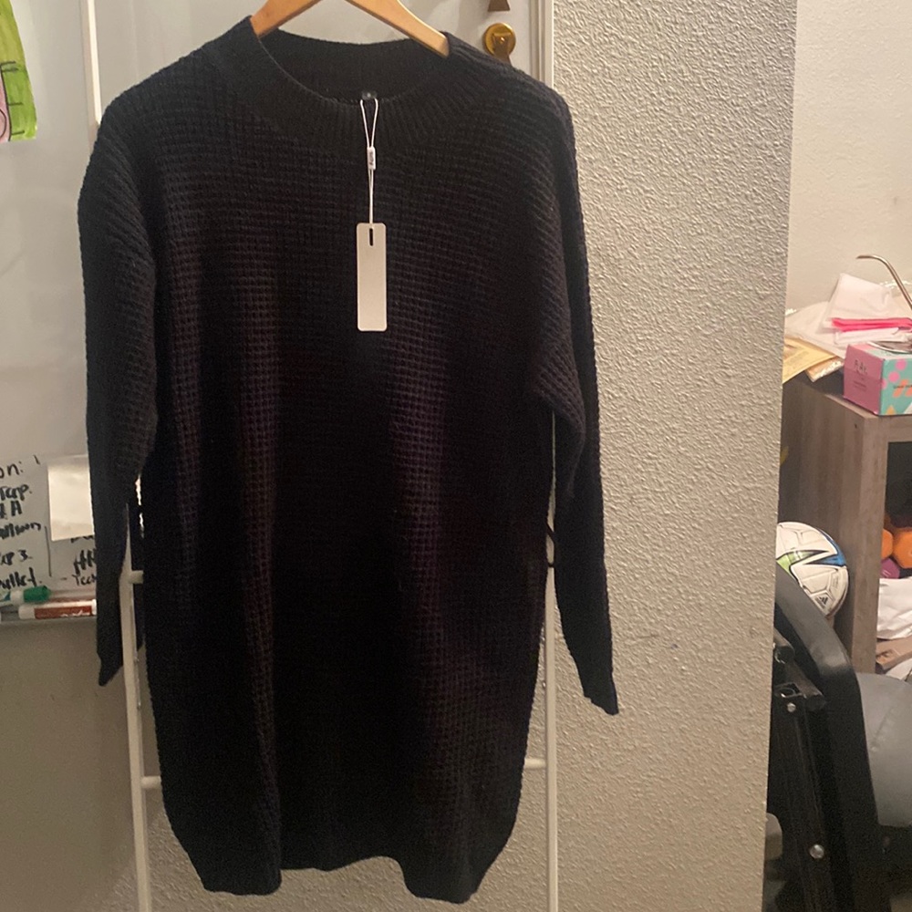 Slig navy sweater dress size s